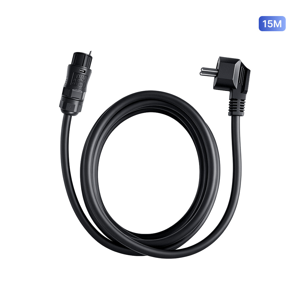 Indevolt AC cables compatible with the SolidFlex and PowerFlex series.