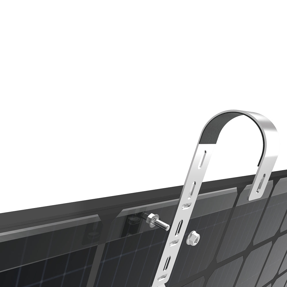 Indevolt Balcony Railing Bracket Round Hook (2 Pair)