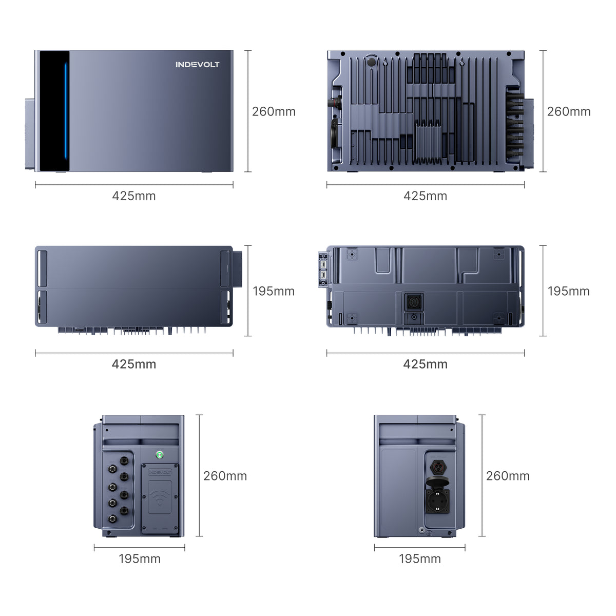 Indevolt SolidFlex 3000 Hybrid Pro Semi-Solid LiFePO₄ Plug-in Home Batteries