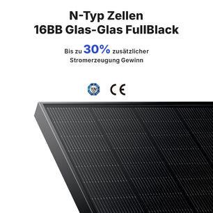 Indevolt Bifacial Monocrystalline Solar Panel (450W, 2-pack)